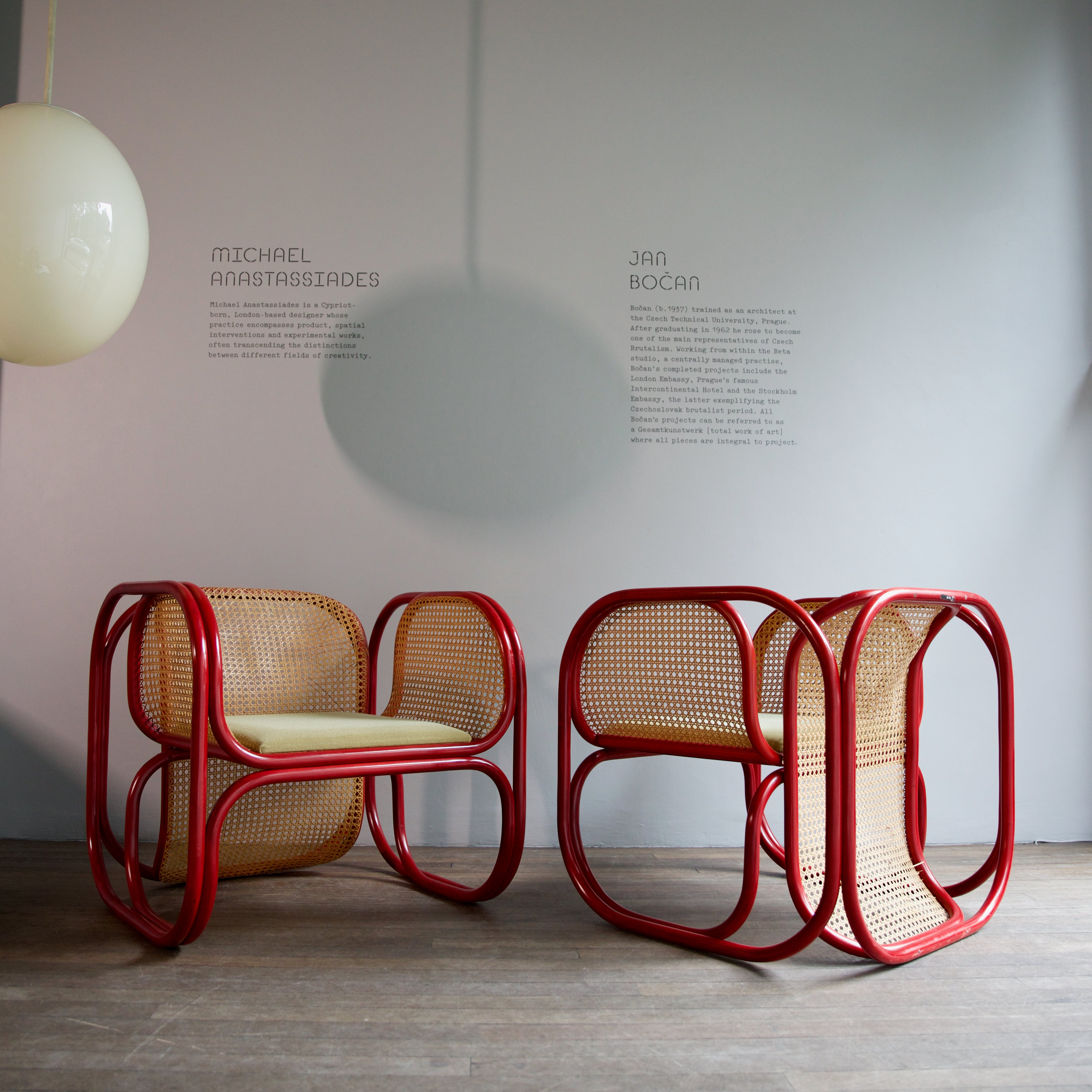 Pair of Embassy Cane Loungers / Jan Bočan – Sigmar London