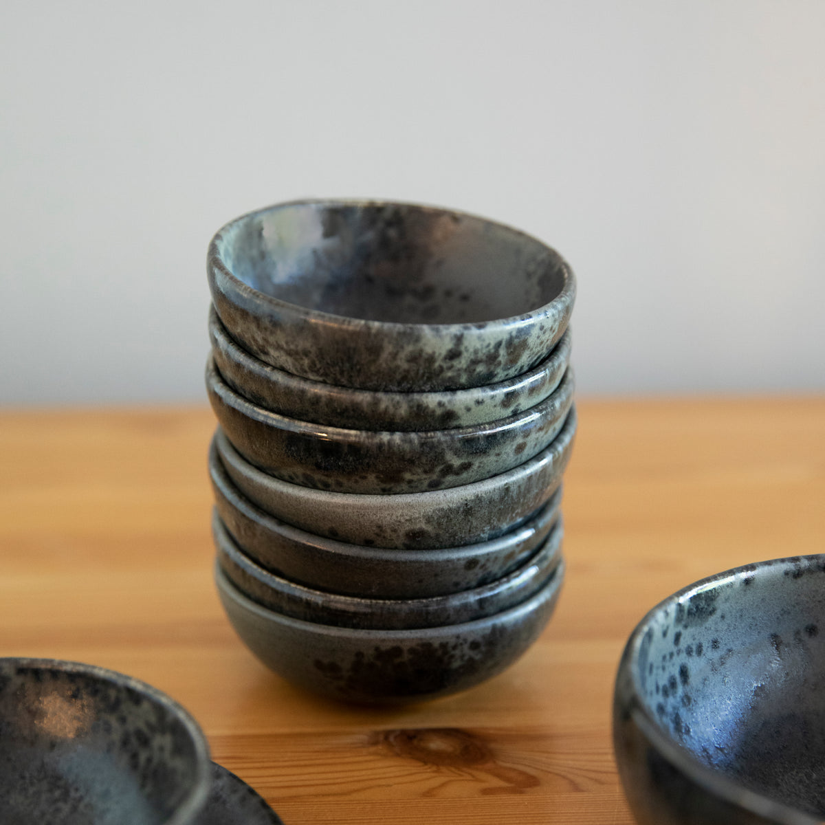 Bespoke Tiny Bowl / Black, Glaze E