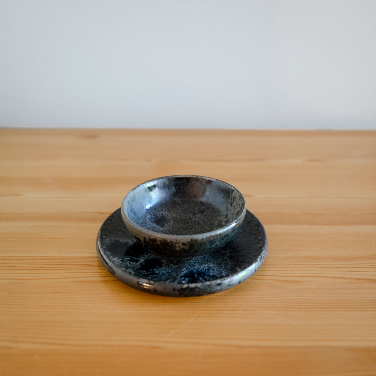 Bespoke Tiny Bowl / Black, Glaze E