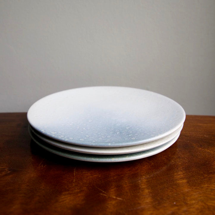 Small Flat Plate / Blue & White / Shape #3, Glaze D