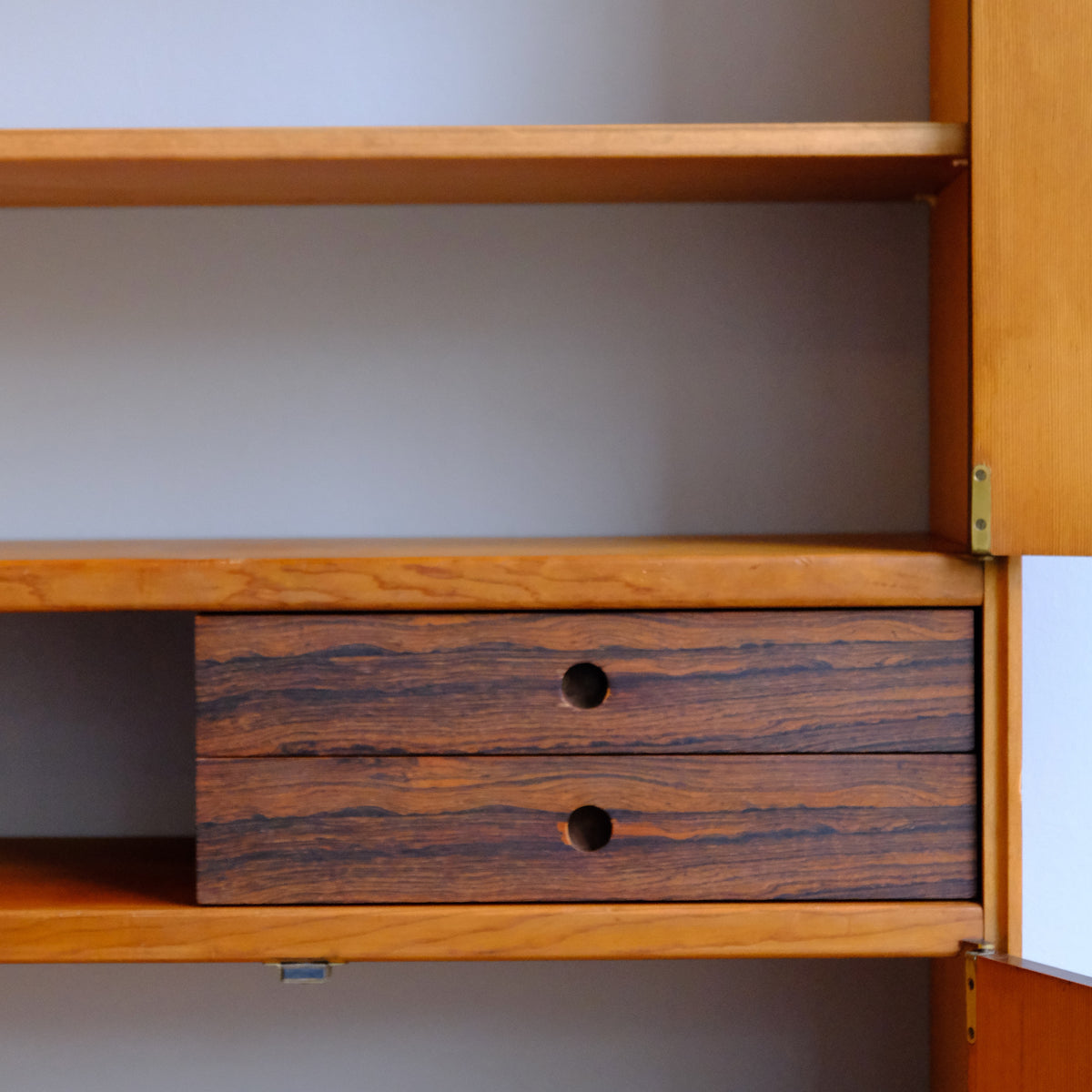 Two Impressive Wall Mounted Cabinets / Denmark, C. 1960