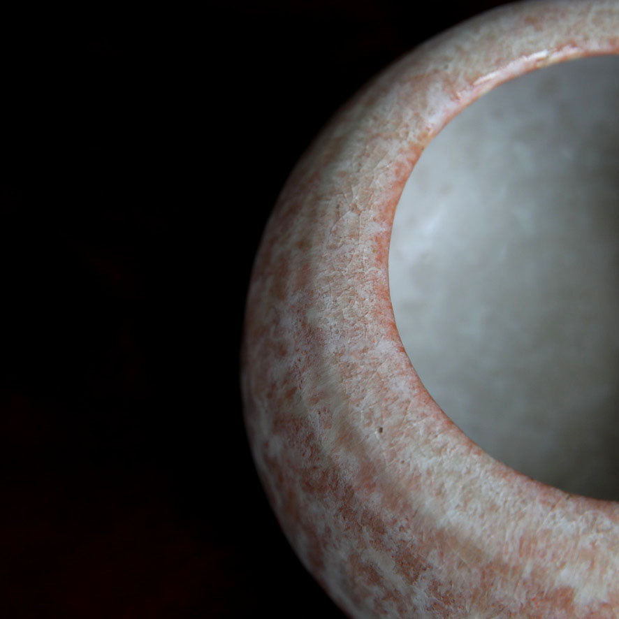 Small Urchin Shaped Pot / Dusty Pink Glaze