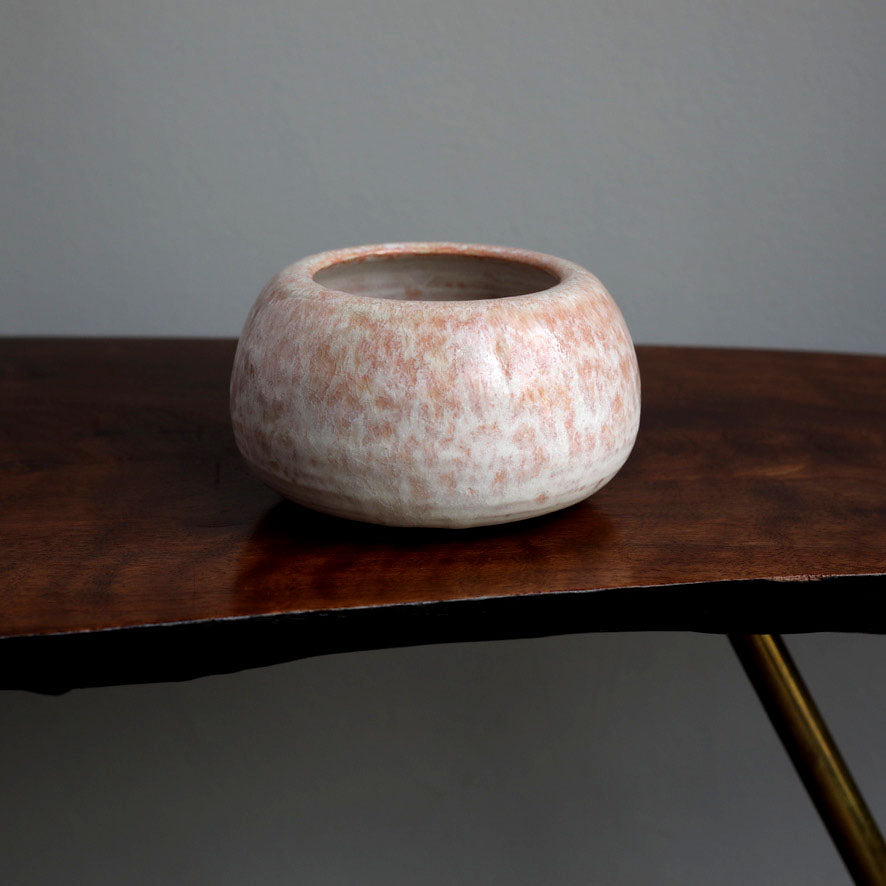 Small Urchin Shaped Pot / Dusty Pink Glaze