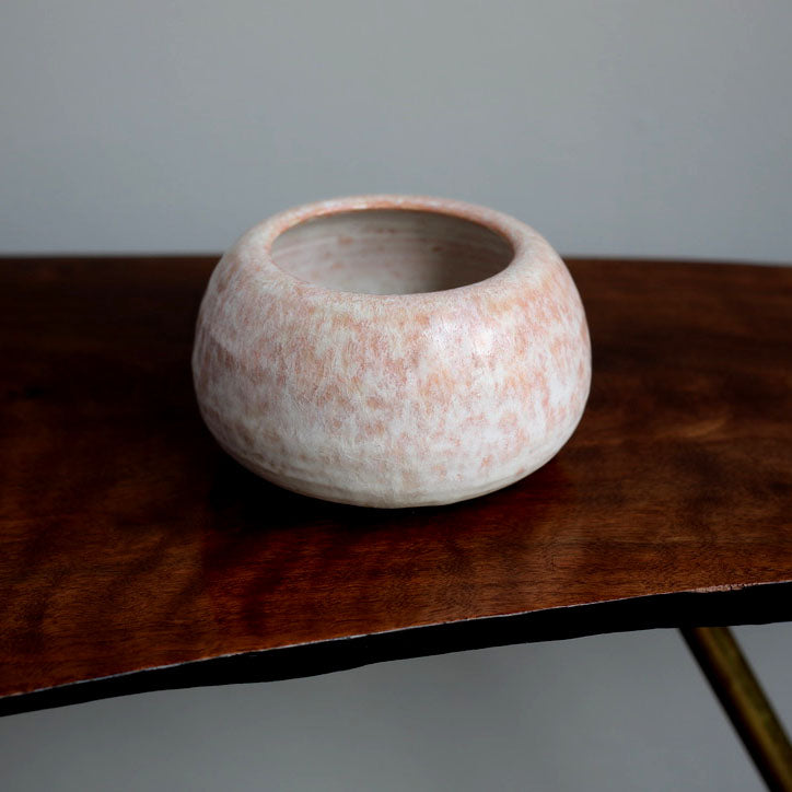 Small Urchin Shaped Pot / Dusty Pink Glaze