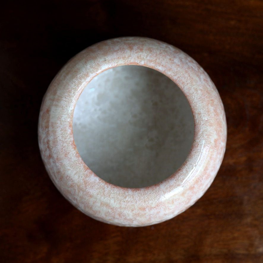 Small Urchin Shaped Pot / Dusty Pink Glaze