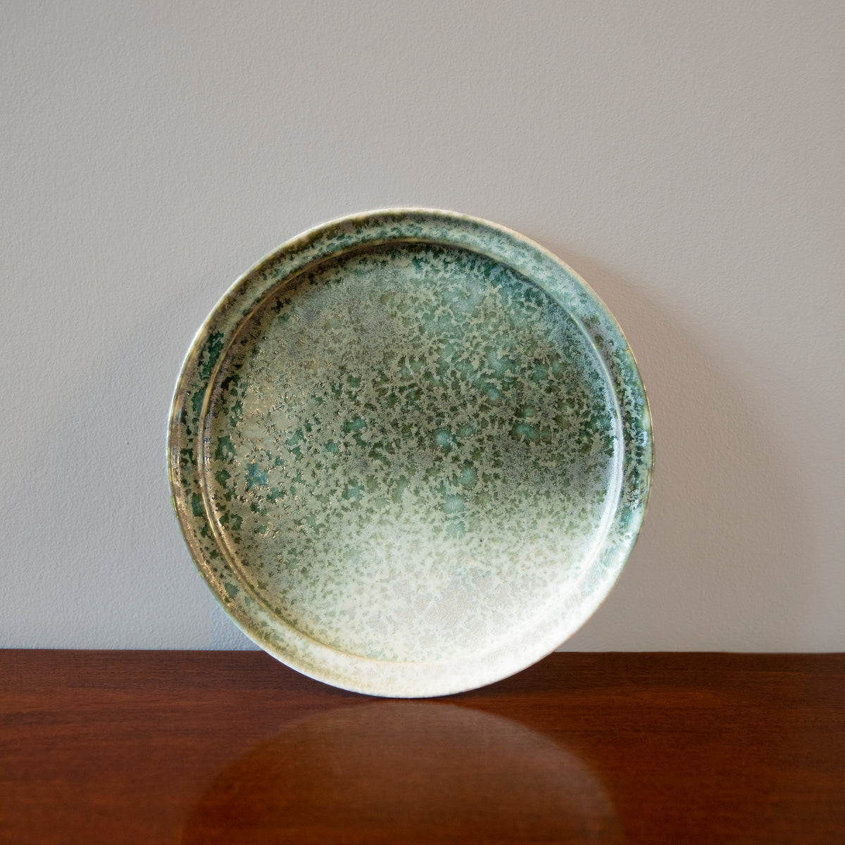 Rimmed 'Noma' Plate Green