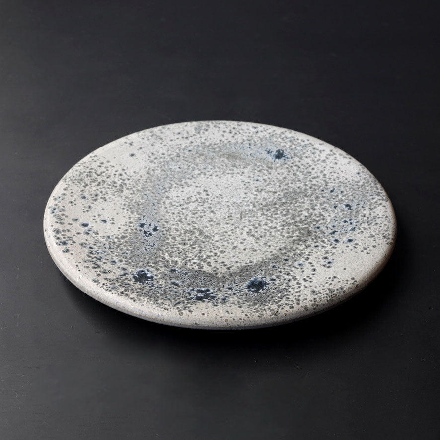 Substantial Serving Plate / Grey Glaze