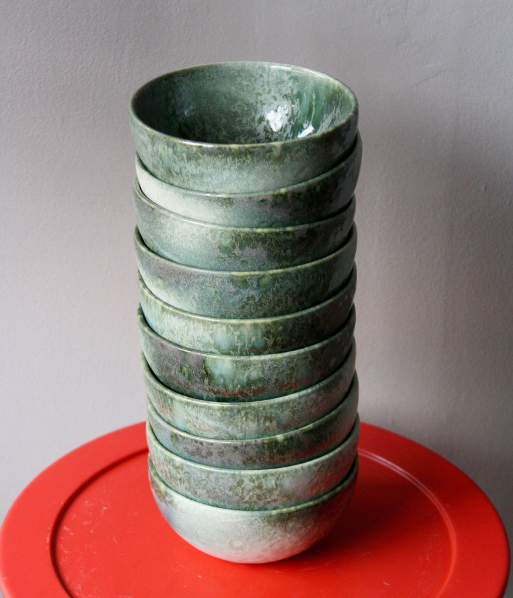 Medium Deep Bowl / Green / Shape #10