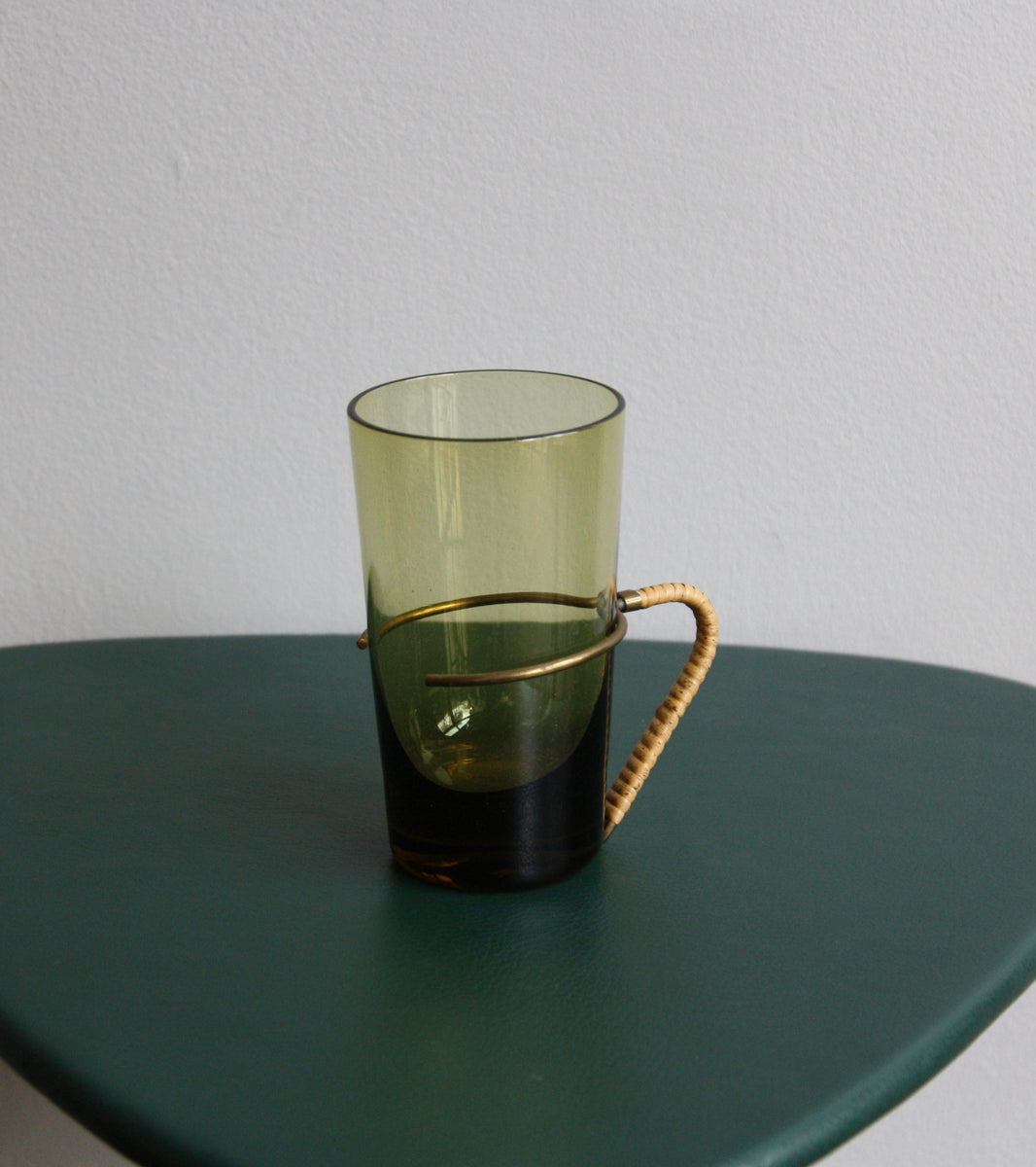 Set of Six Brass Handled Glasses / Carl Auböck