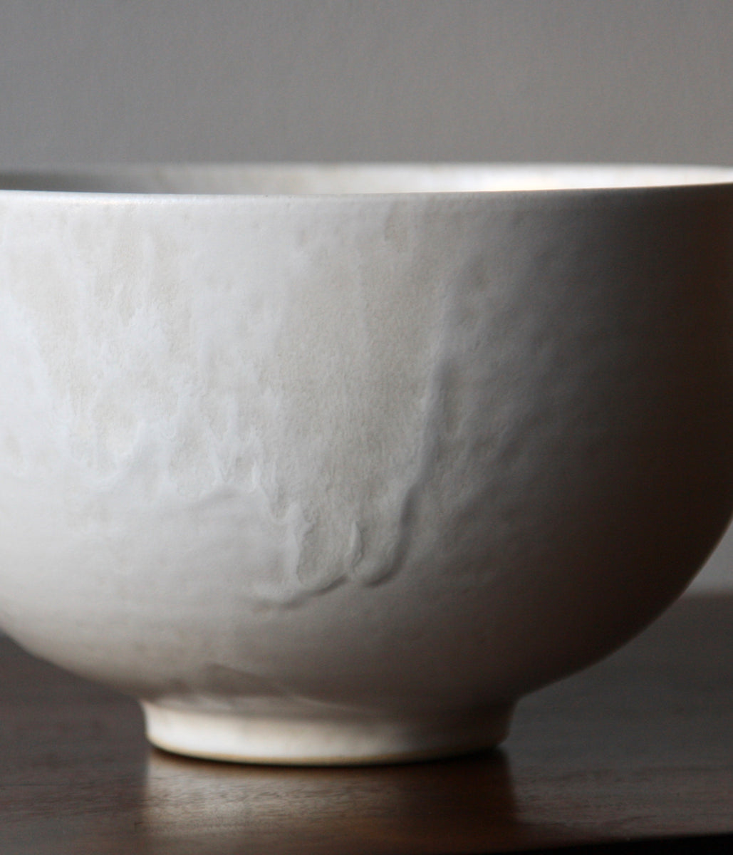 Large Deep Bowl / Ivory Glaze / Shape #12, Glaze I