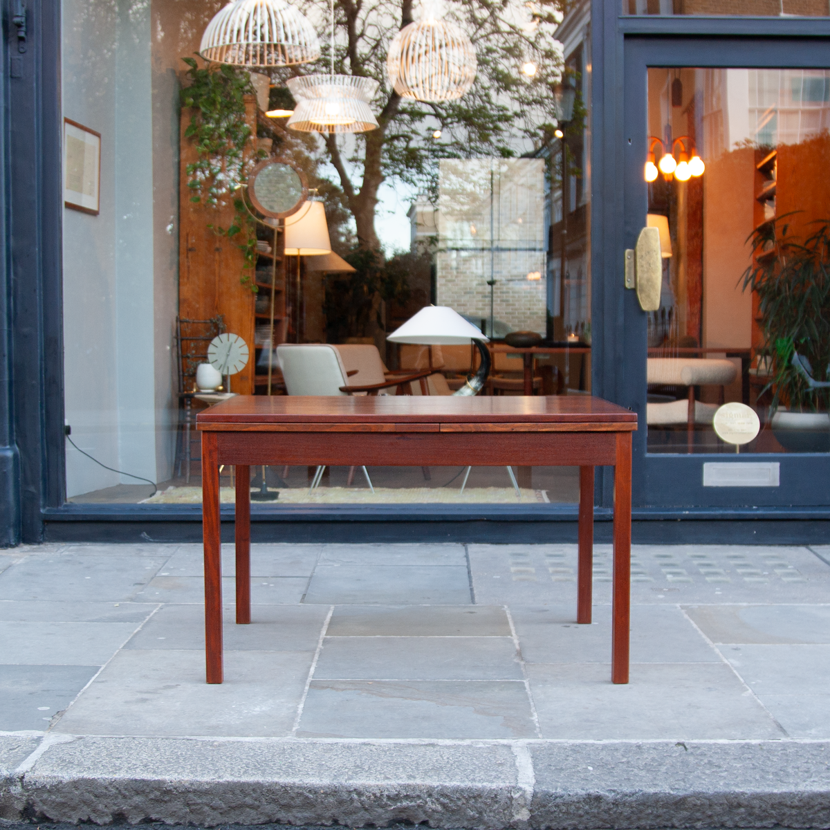 Cuban Mahogany Dining Table & Set of Six Chairs / Tove & Edvard Kindt-Larsen, 1930s