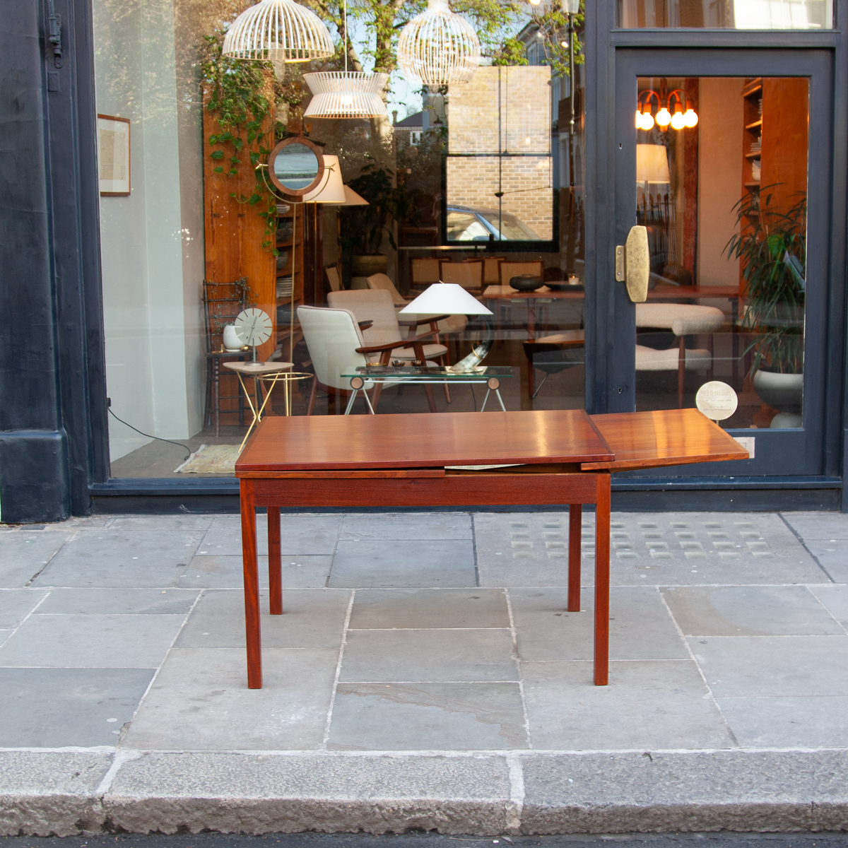 Cuban Mahogany Dining Table & Set of Six Chairs / Tove & Edvard Kindt-Larsen, 1930s