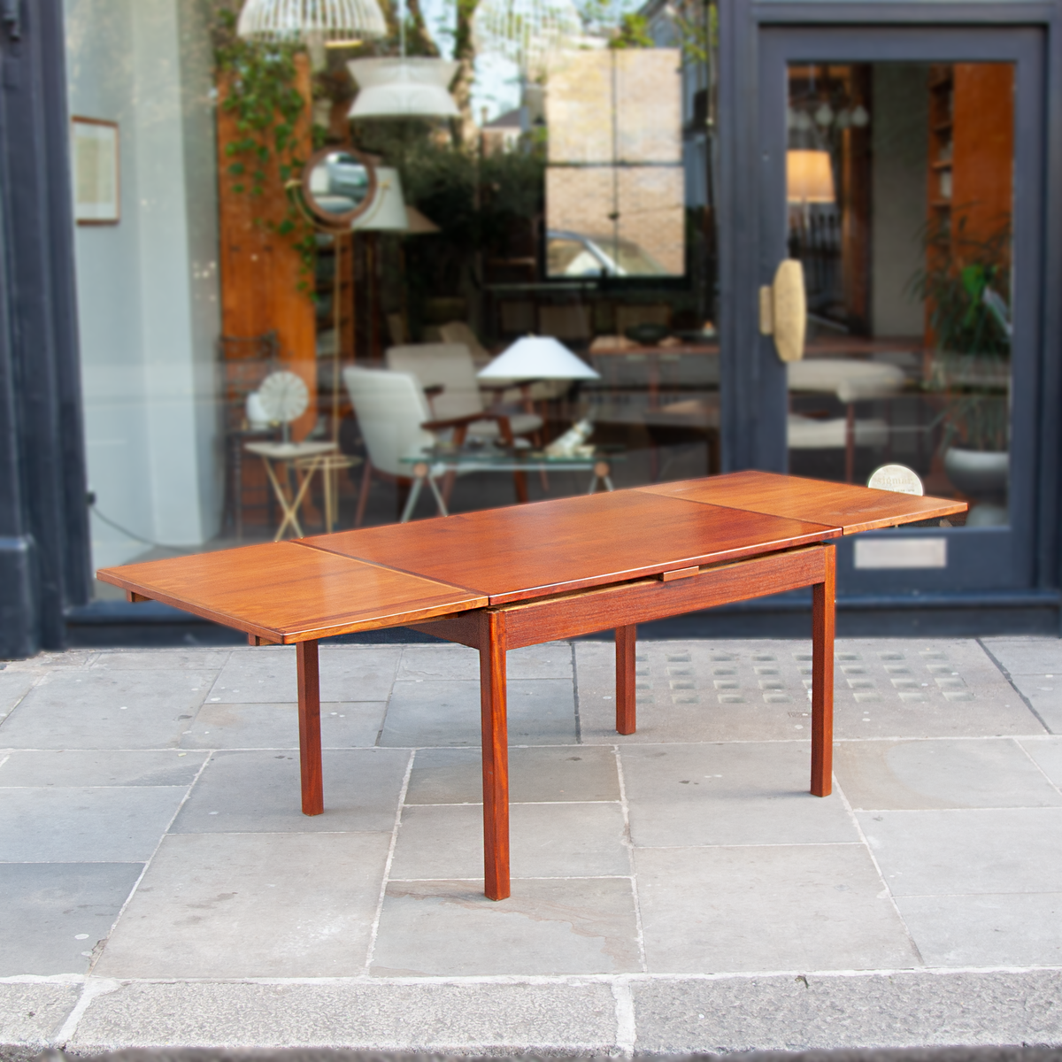 Cuban Mahogany Dining Table & Set of Six Chairs / Tove & Edvard Kindt-Larsen, 1930s