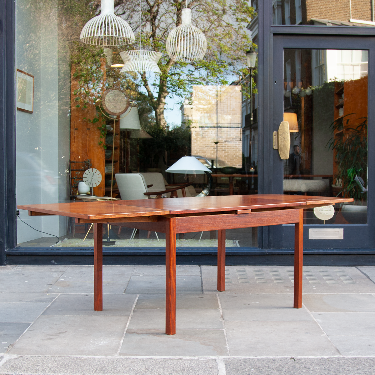 Cuban Mahogany Dining Table & Set of Six Chairs / Tove & Edvard Kindt-Larsen, 1930s
