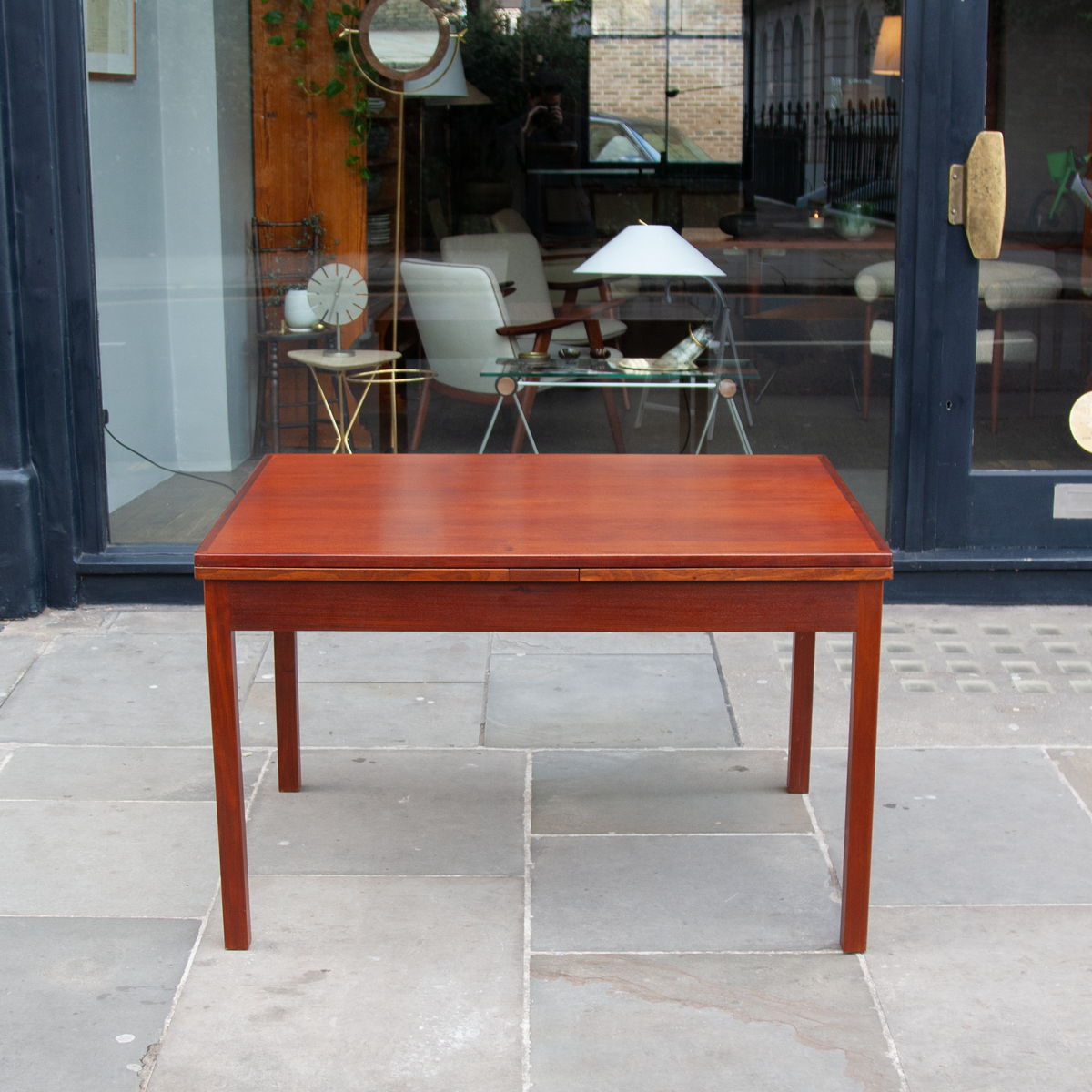 Cuban Mahogany Dining Table & Set of Six Chairs / Tove & Edvard Kindt-Larsen, 1930s