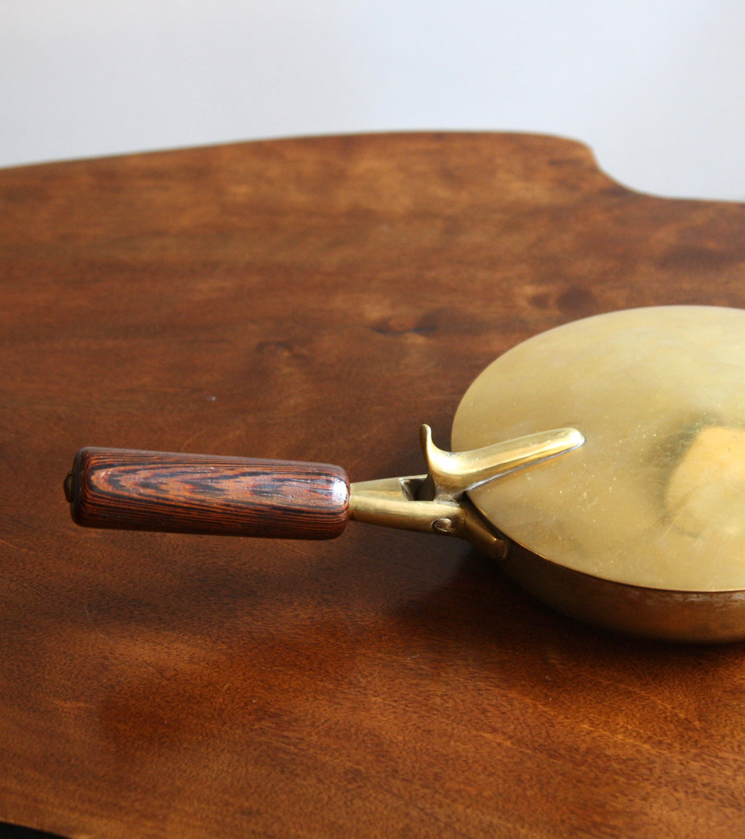 Large Brass Lidded Ashtray by Carl Auböck