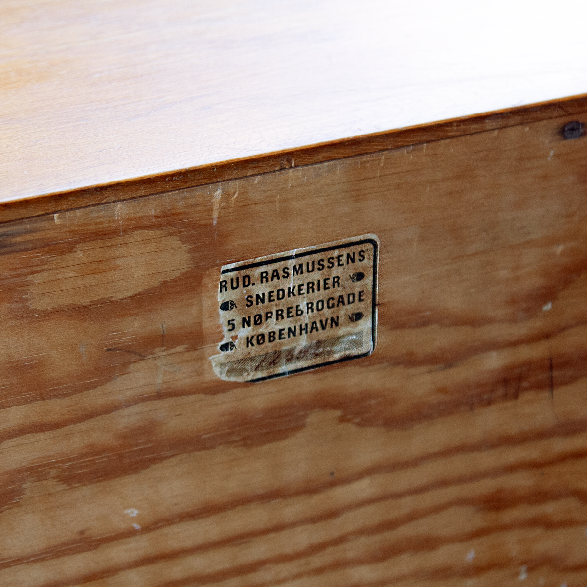 Pair of Oak Bedside Cabinets / Rud Rasmussens Snedkerier / Demark, 1930s