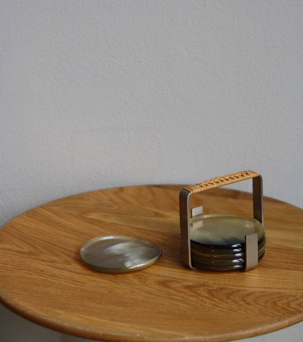 Horn Coasters / in Holder / Carl Auböck