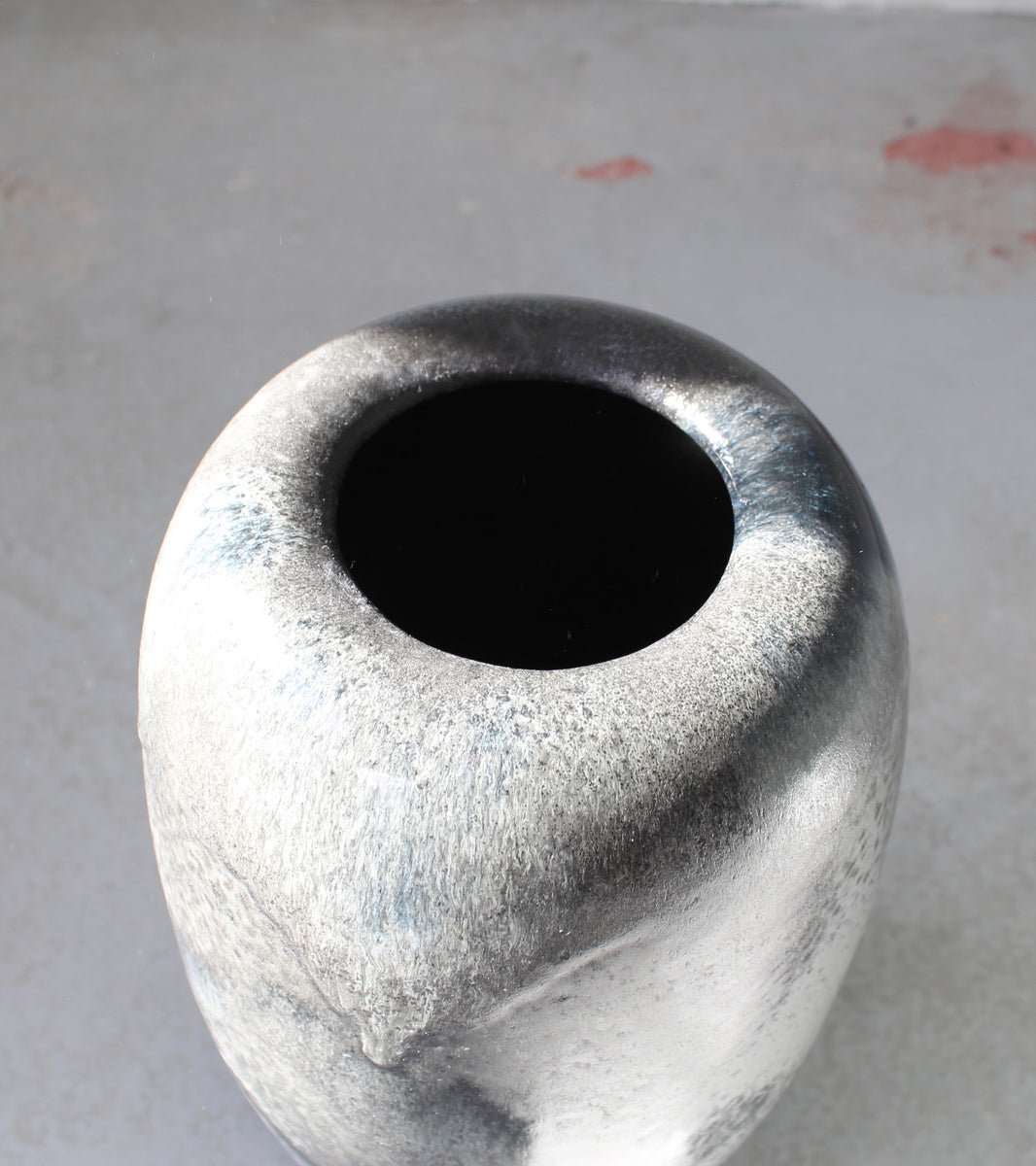 Very Large Ovoid Vase <br> Black Glaze