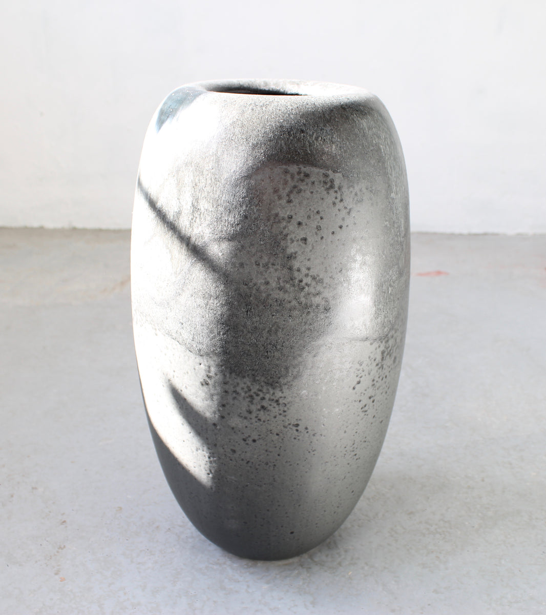 Very Large Ovoid Vase <br> Black Glaze