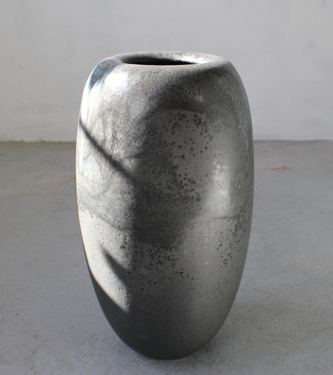 Very Large Ovoid Vase <br> Black Glaze