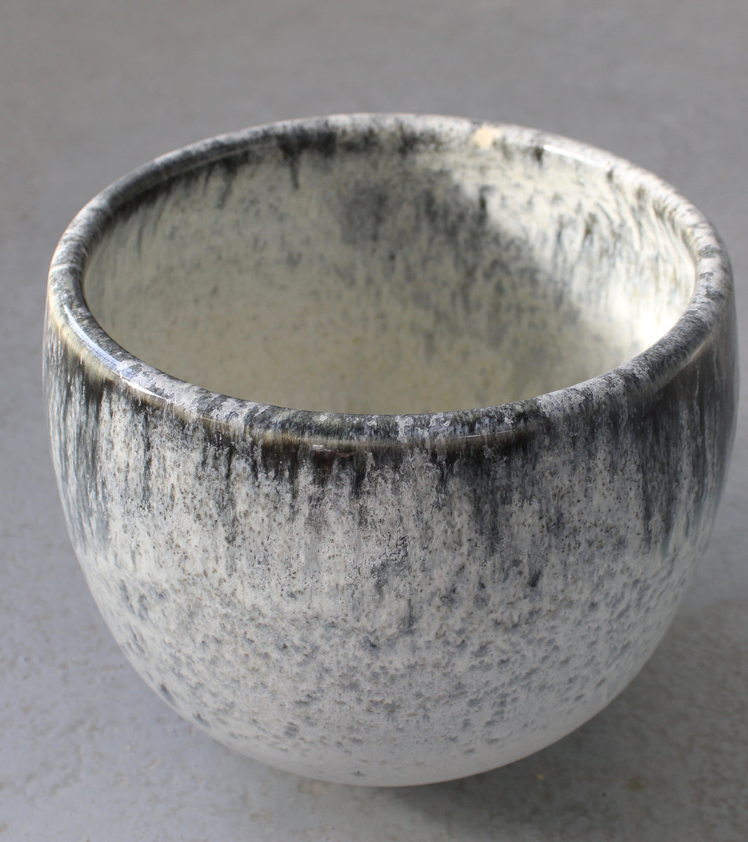 Big Bell Shaped Planter / Blue Glaze