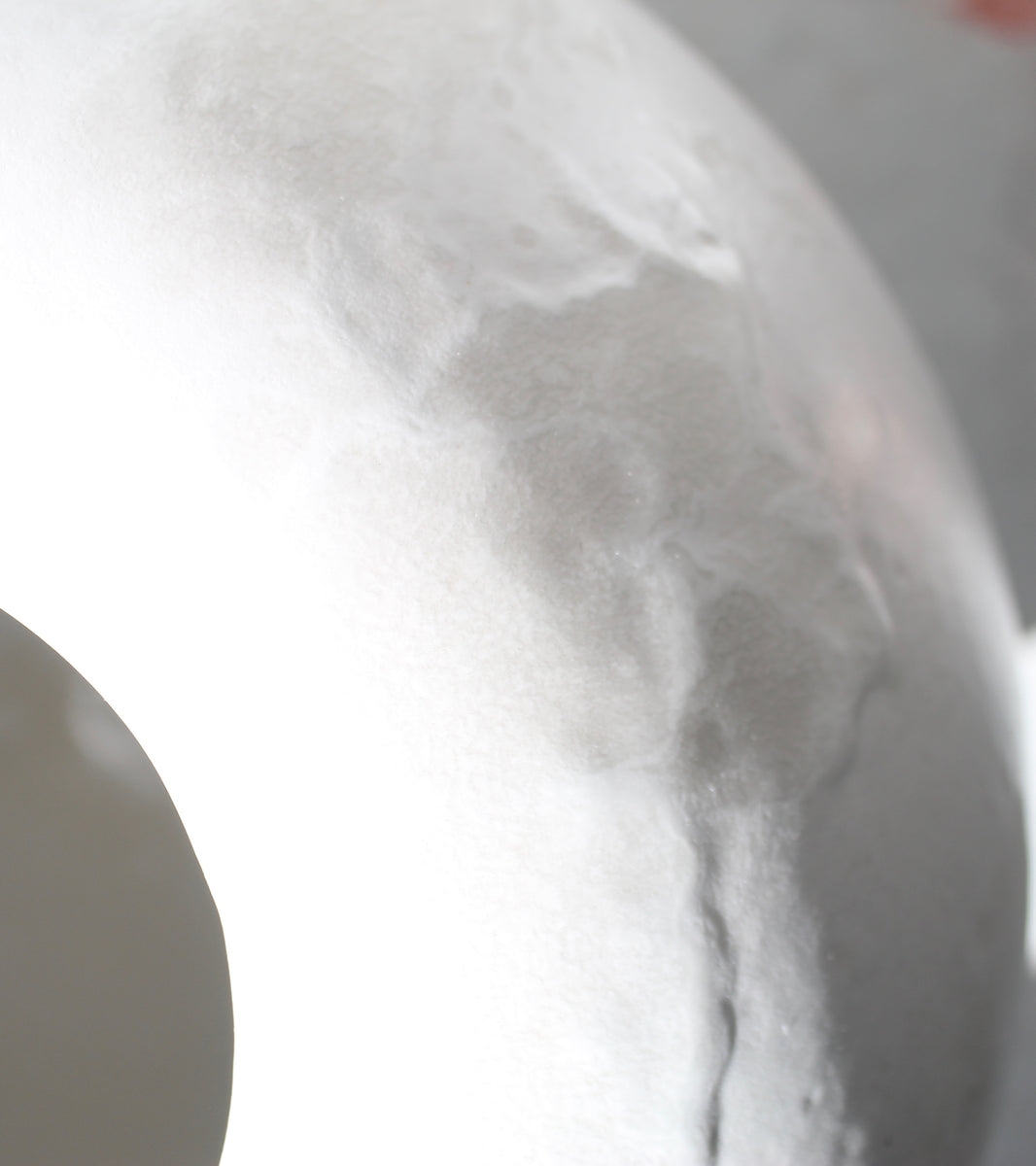 Very Large, Broad-Shouldered Baluster Vase <br>Ivory Glaze