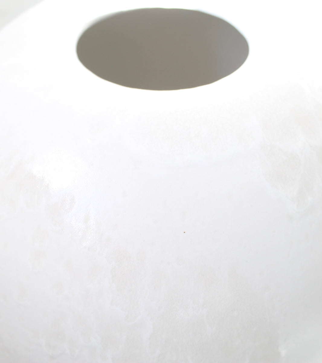 Very Large, Broad-Shouldered Baluster Vase <br>Ivory Glaze