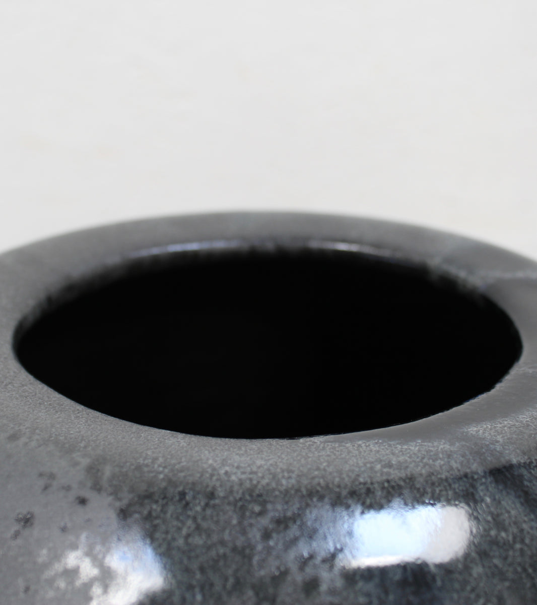 Huge Floor Vase <br> Black Glaze