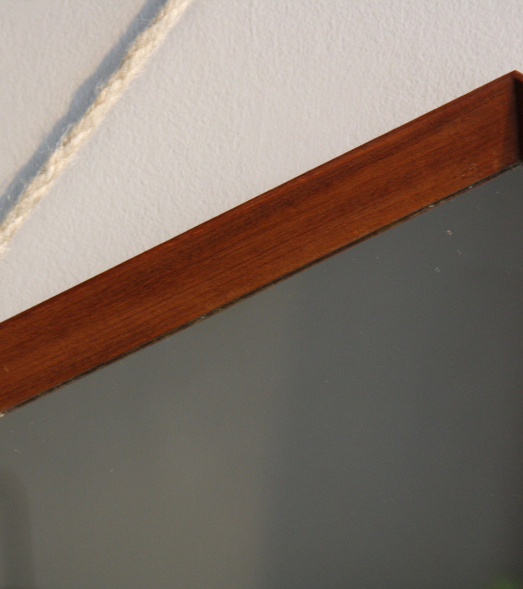 Hexagonal Teak Mirror, / Denmark, C. 1950