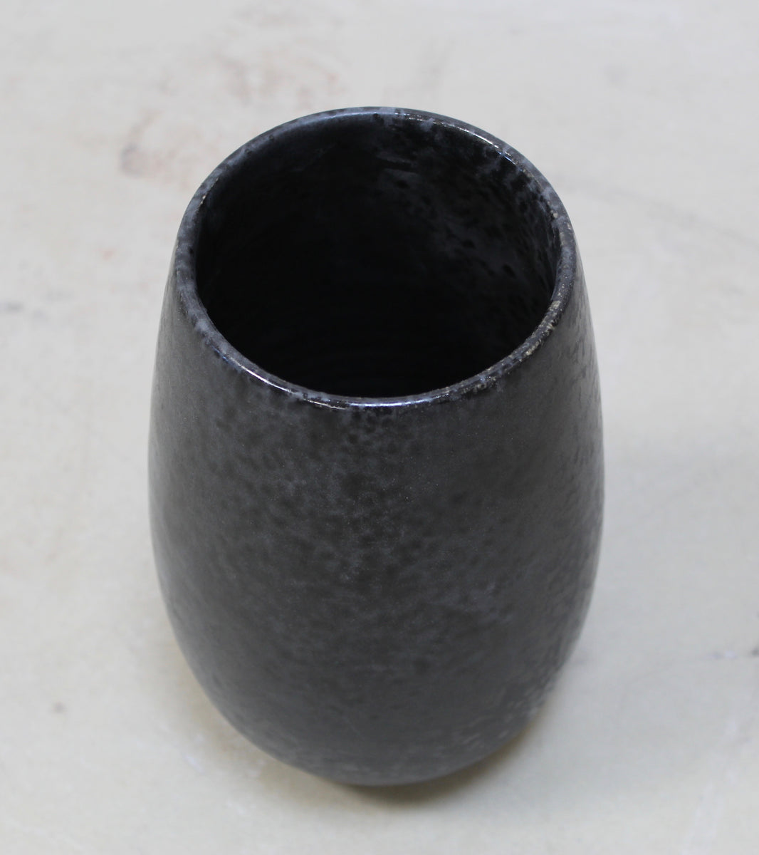 Tapering Cone Vase <br> Black Glaze