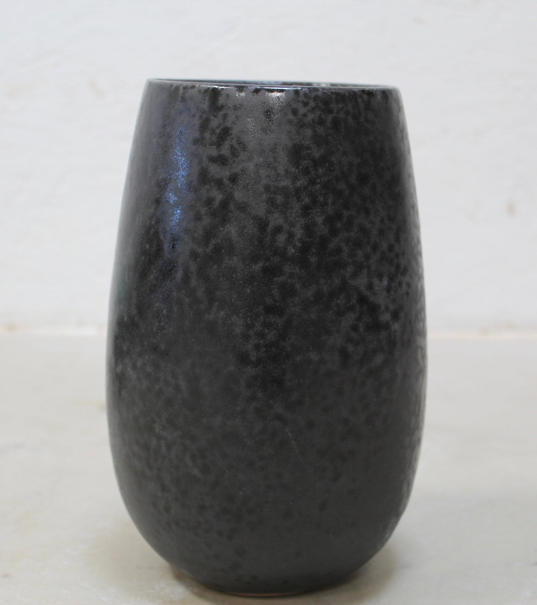 Tapering Cone Vase <br> Black Glaze