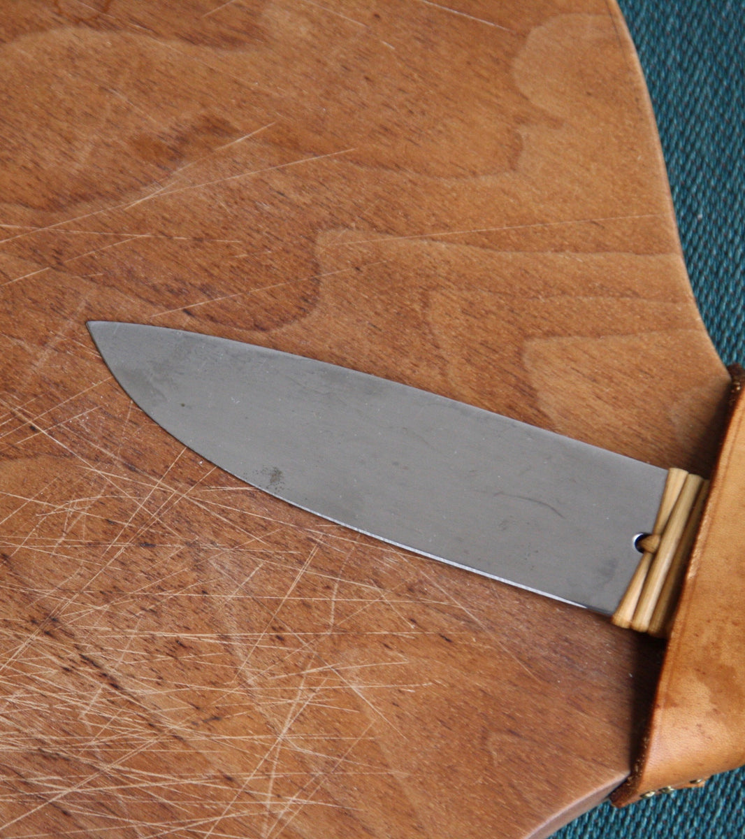 Cutting Board & Knife Set / #4363B/ Carl Auböck, C. 1950