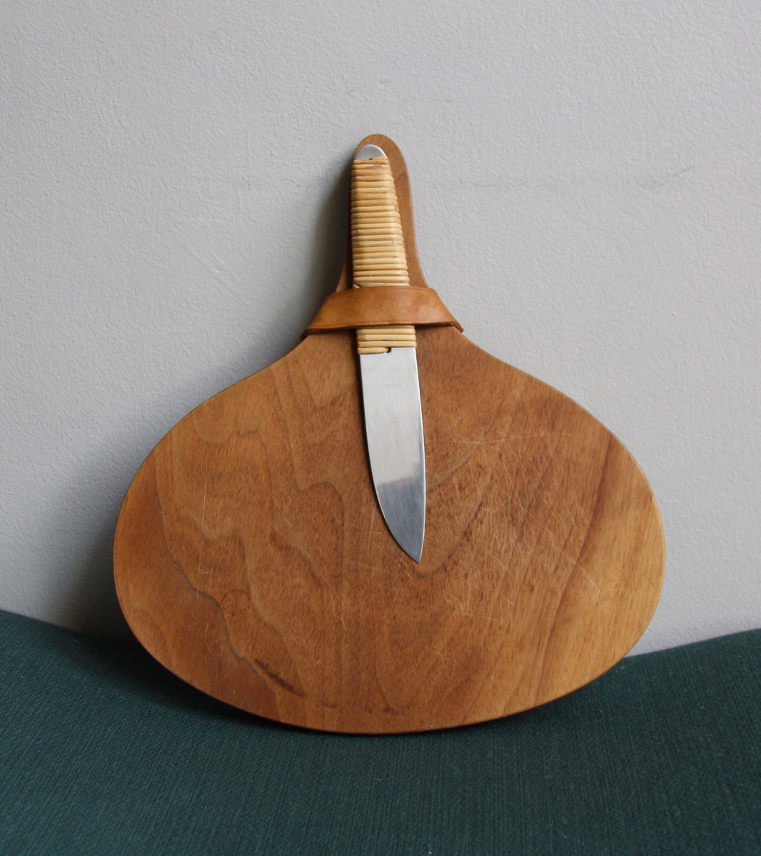 Cutting Board & Knife Set / #4363B/ Carl Auböck, C. 1950