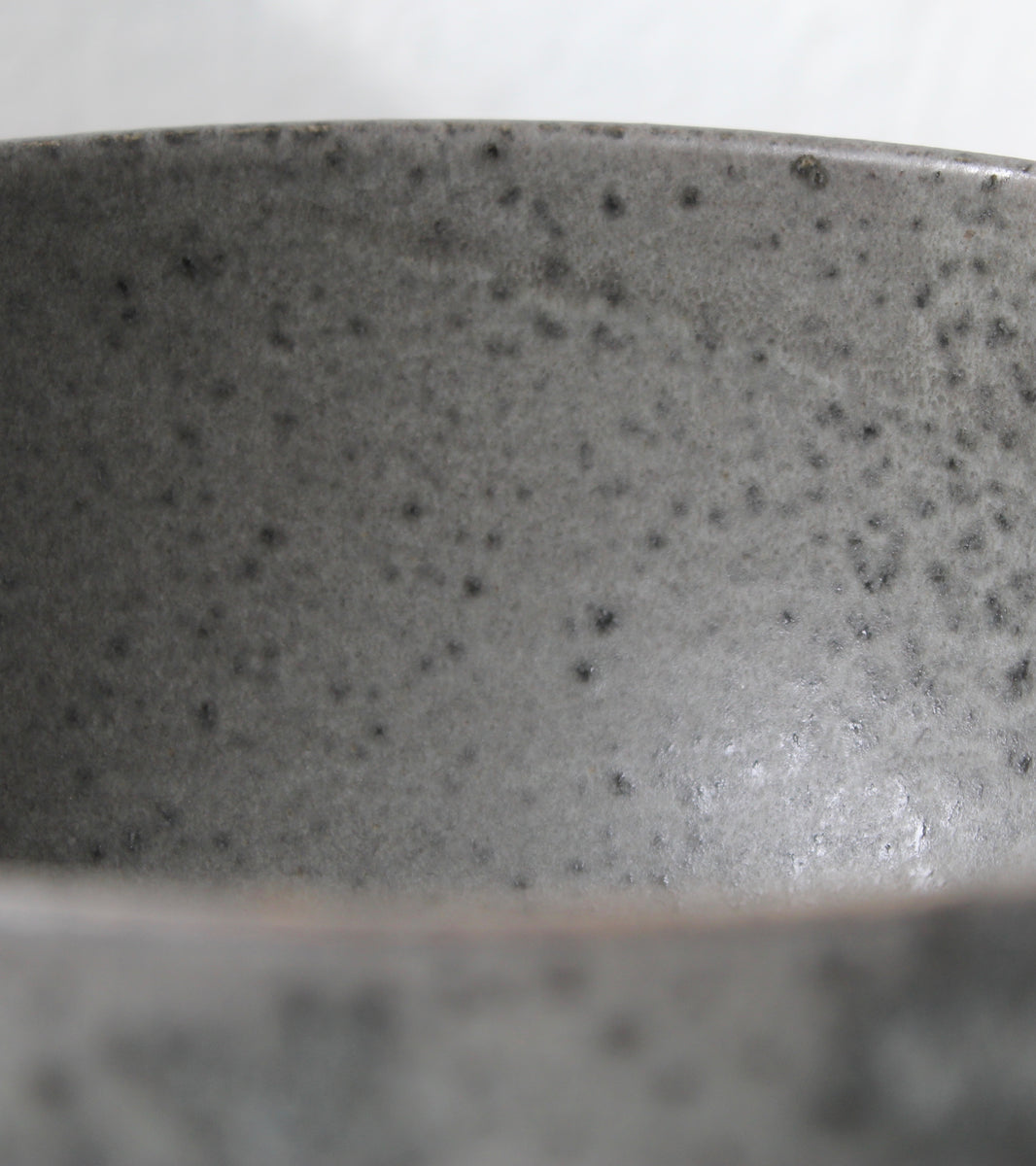 Deep Karahi Pot Shaped Bowl / Grey Glaze