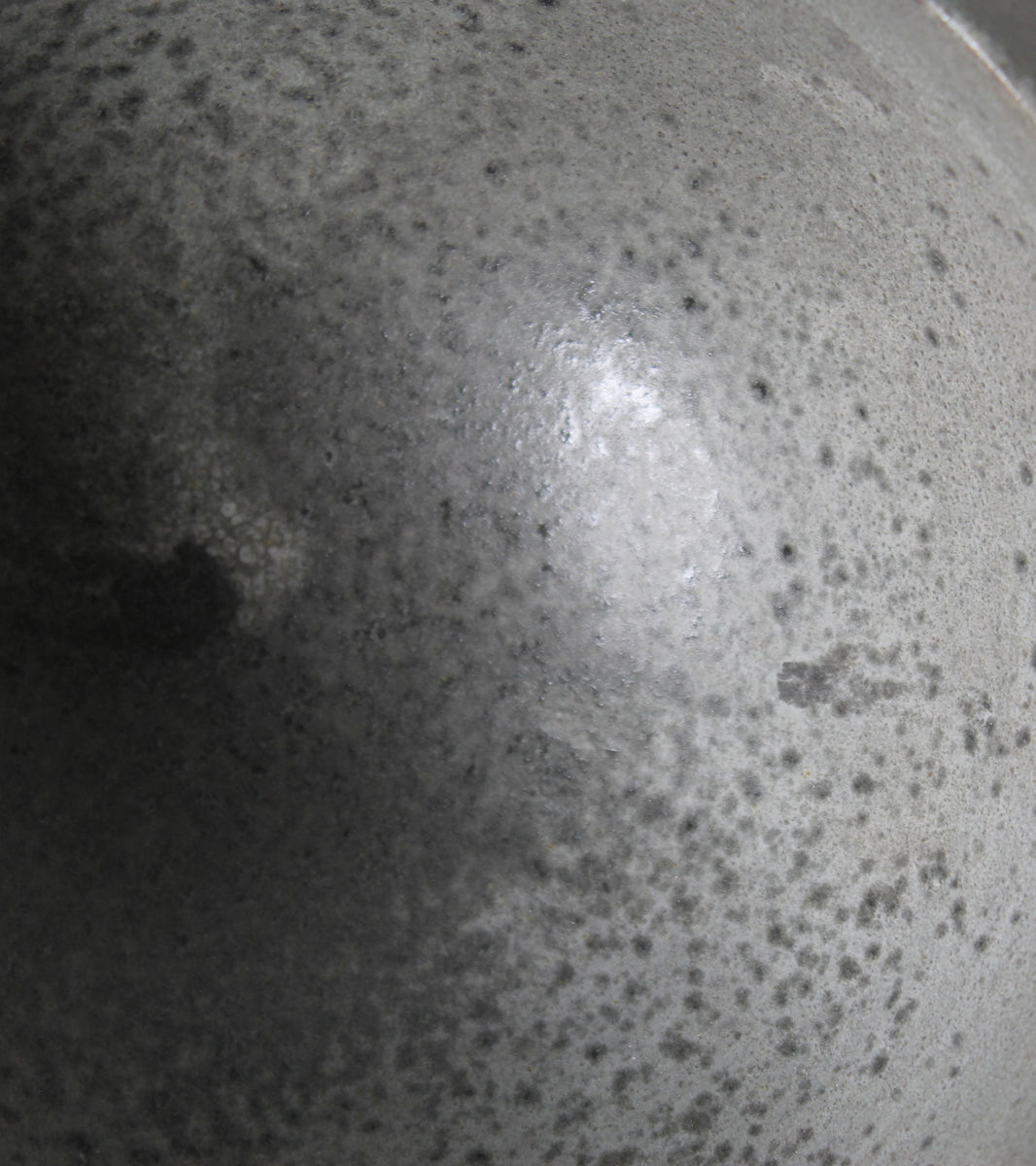 Deep Karahi Shaped Bowl / Grey Glaze