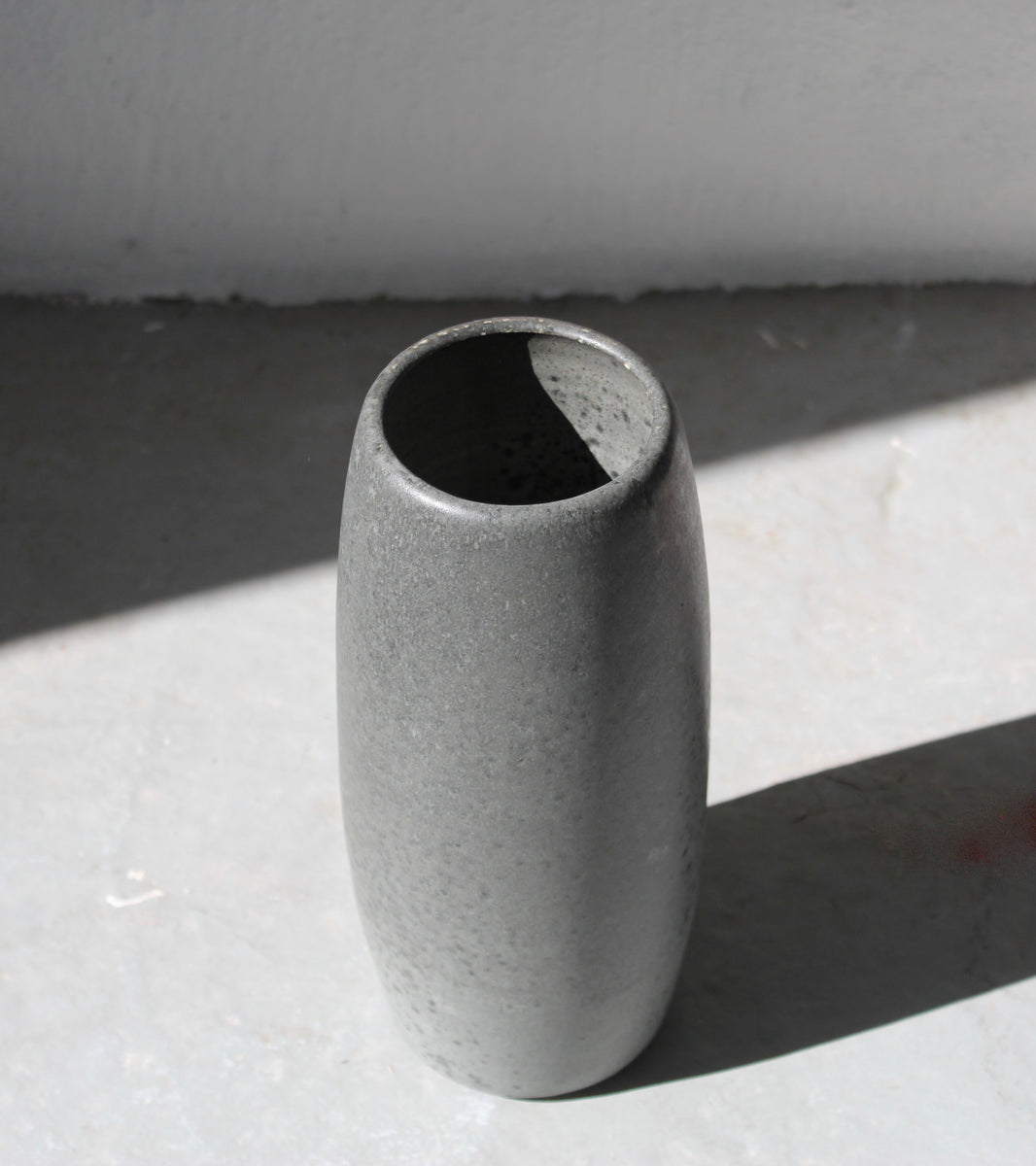 Tall & Slender Vase <br> Granite Glaze