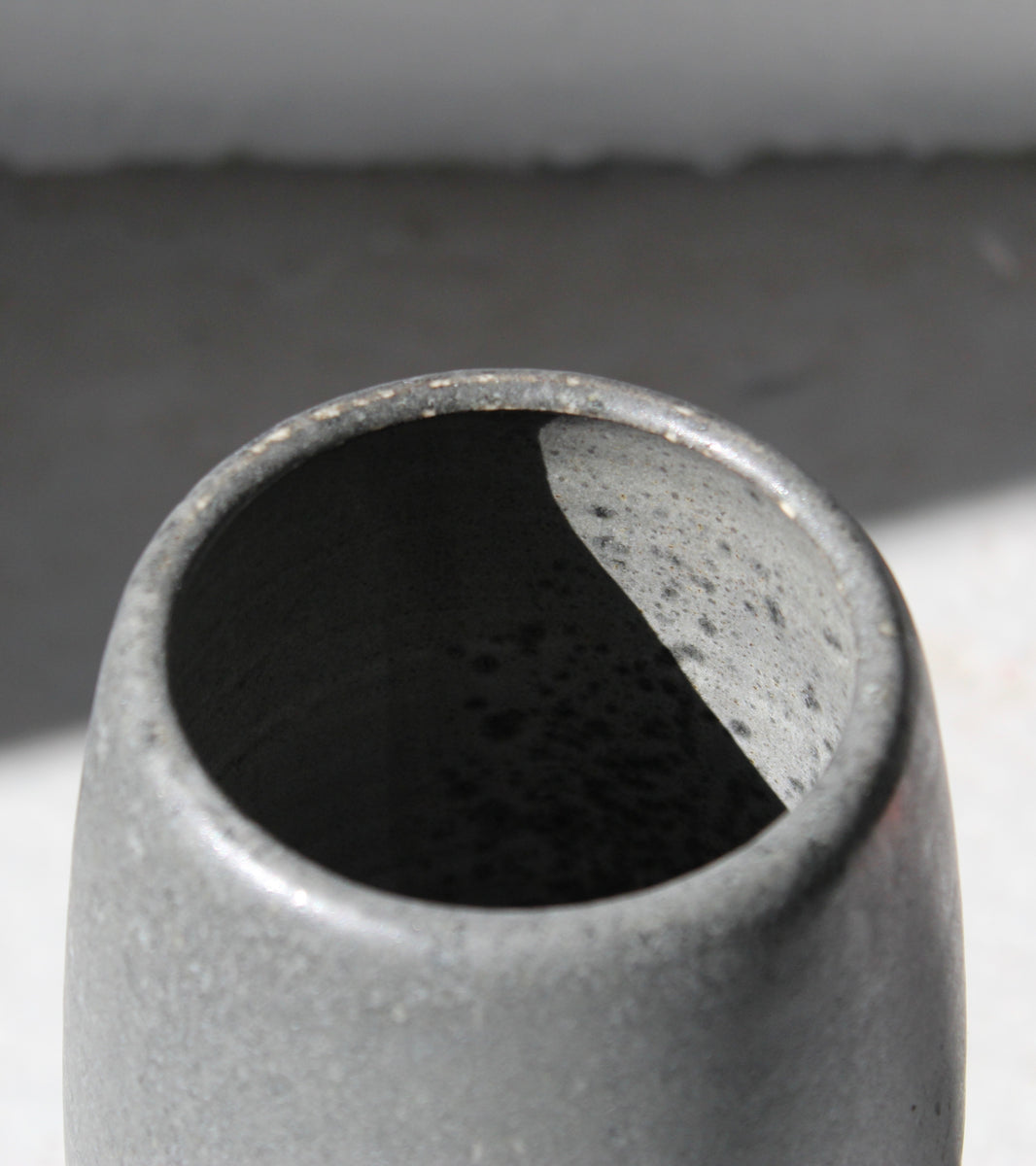 Tall & Slender Vase <br> Granite Glaze