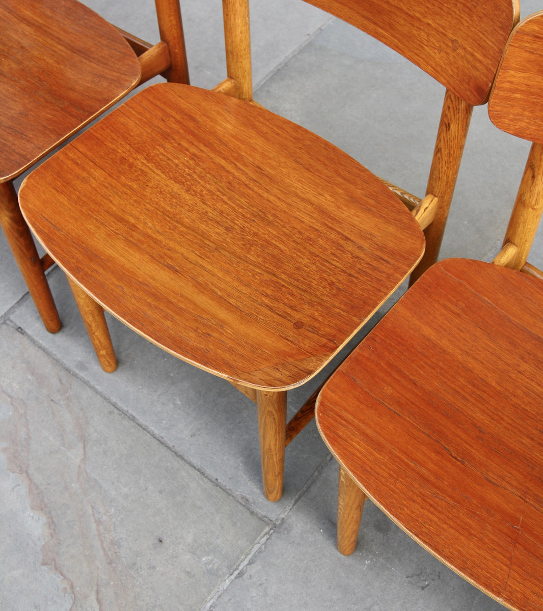 Utilitarian danish dining chairs