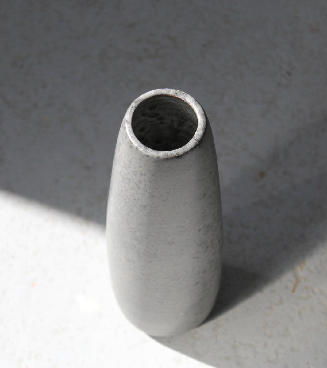 Small Obelisk Vase <br> Granite Glaze