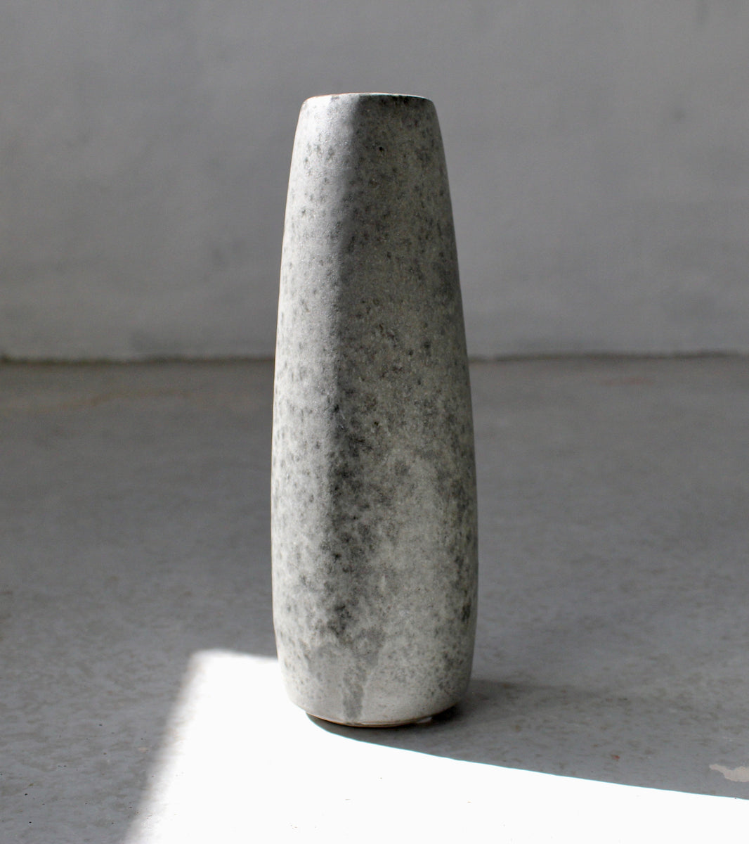 Small Obelisk Vase <br> Granite Glaze
