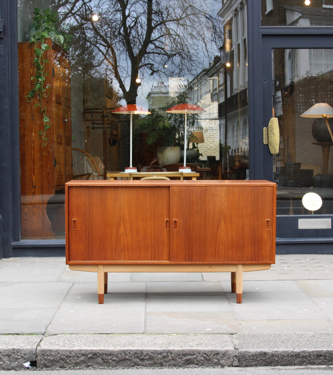 Model #160 Sideboard in Teak & Beech <br> by Børge Mogensen