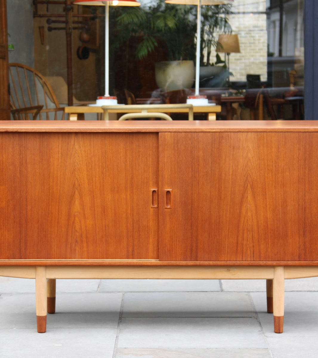 Model #160 Sideboard in Teak & Beech <br> by Børge Mogensen