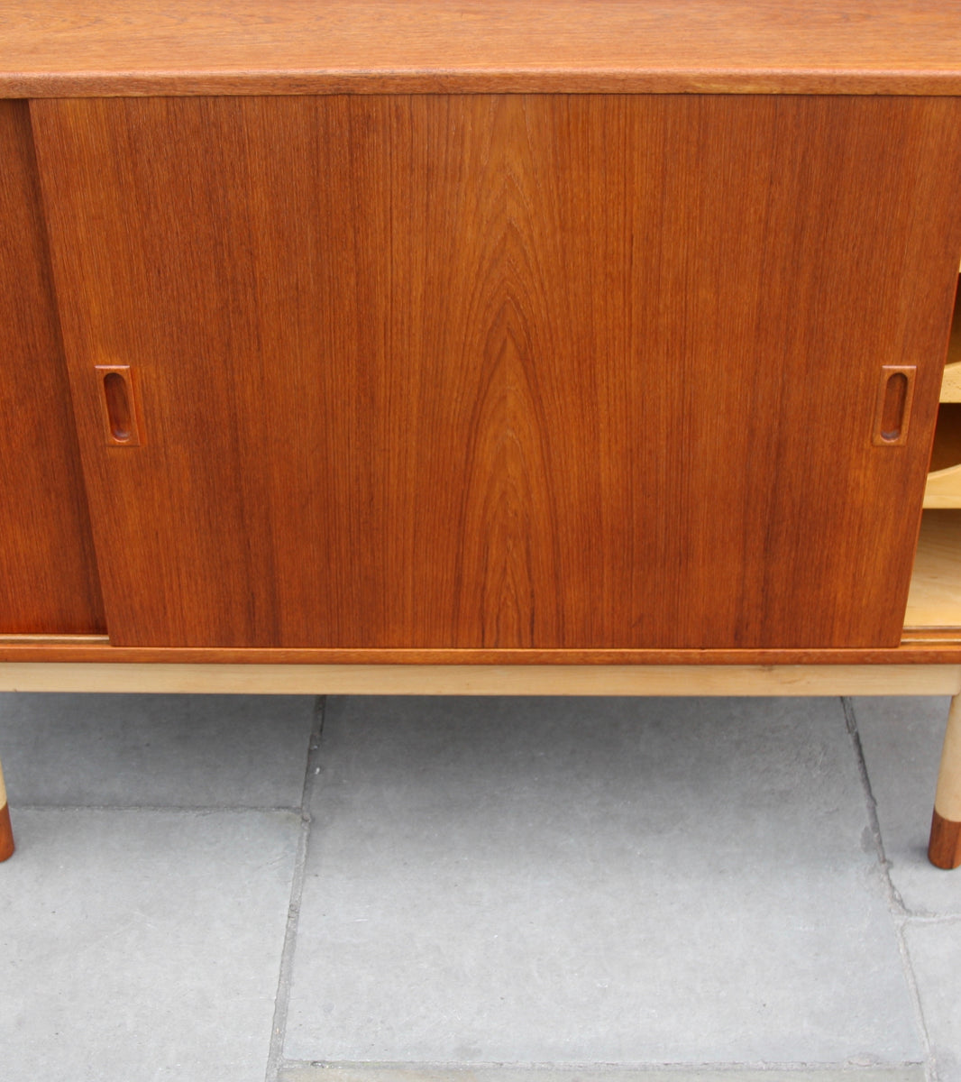 Model #160 Sideboard in Teak & Beech <br> by Børge Mogensen