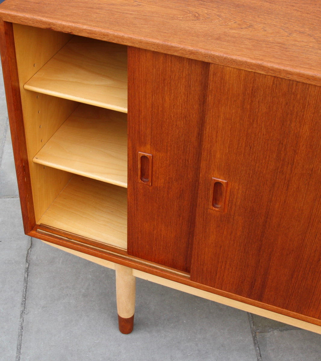 Model #160 Sideboard in Teak & Beech <br> by Børge Mogensen