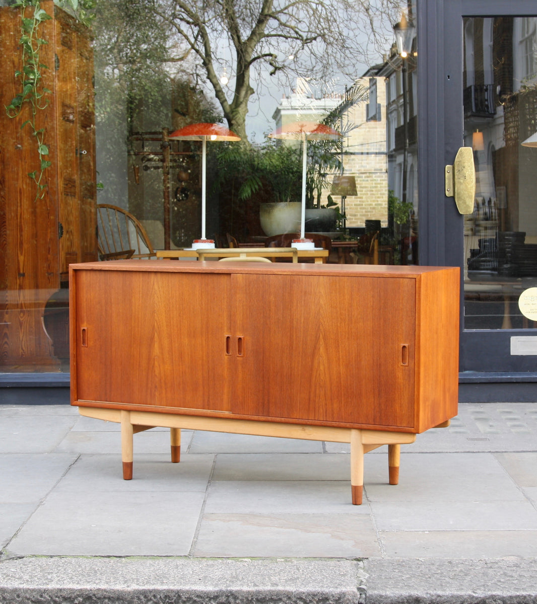 Model #160 Sideboard in Teak & Beech <br> by Børge Mogensen