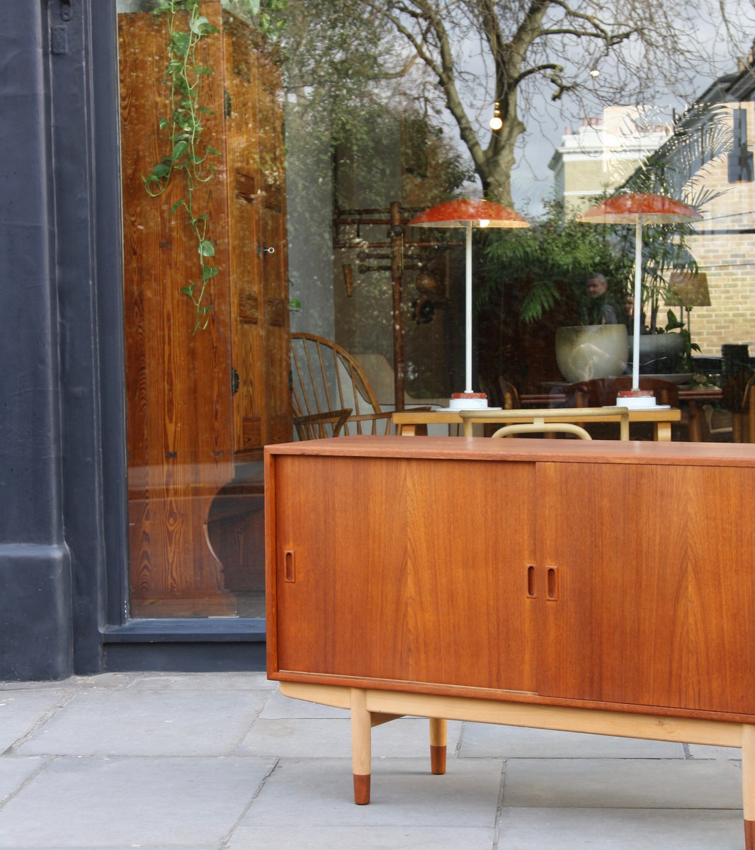 Model #160 Sideboard in Teak & Beech <br> by Børge Mogensen