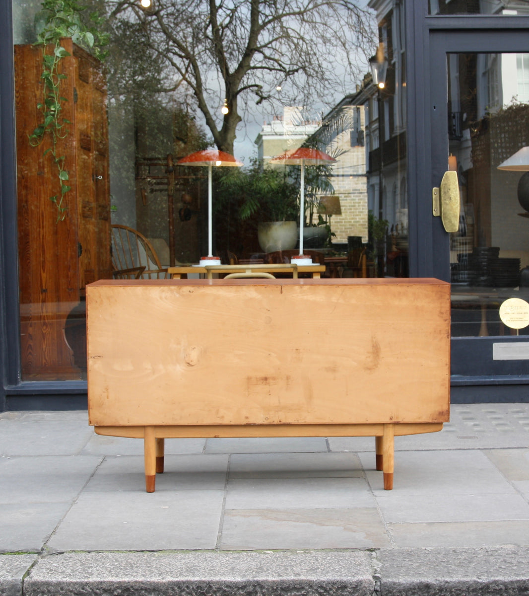 Model #160 Sideboard in Teak & Beech <br> by Børge Mogensen
