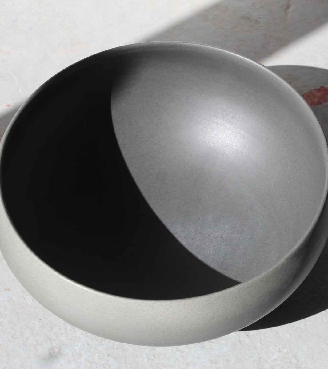 Lebes Inspired Deep Bowl <br> Grey Dégradé Glaze