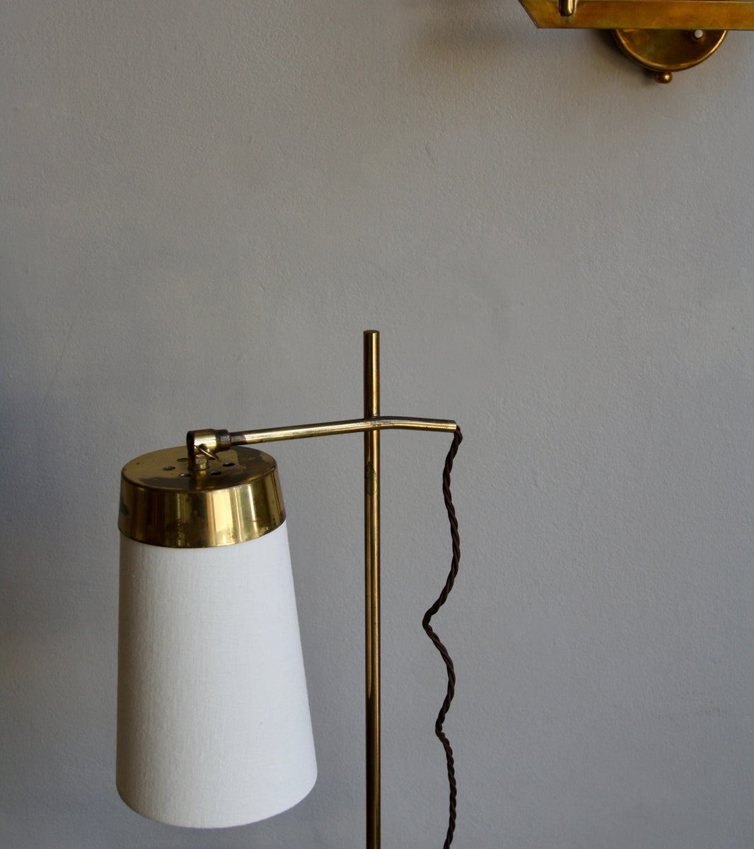 Polished Brass Table Light <br>Denmark, Circa 1950